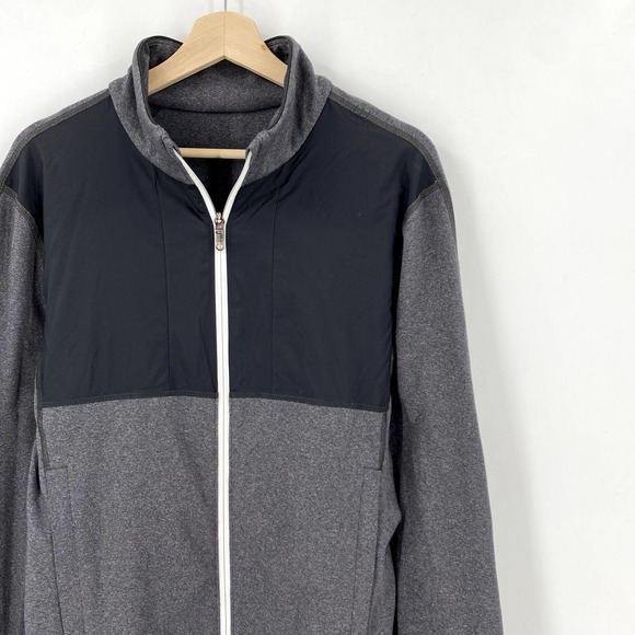 lululemon athletica Other - Lululemon Gray Mixed Media Long Sleeve Jacket